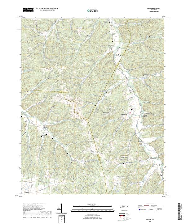 USGS Topographic Map – Ruskin