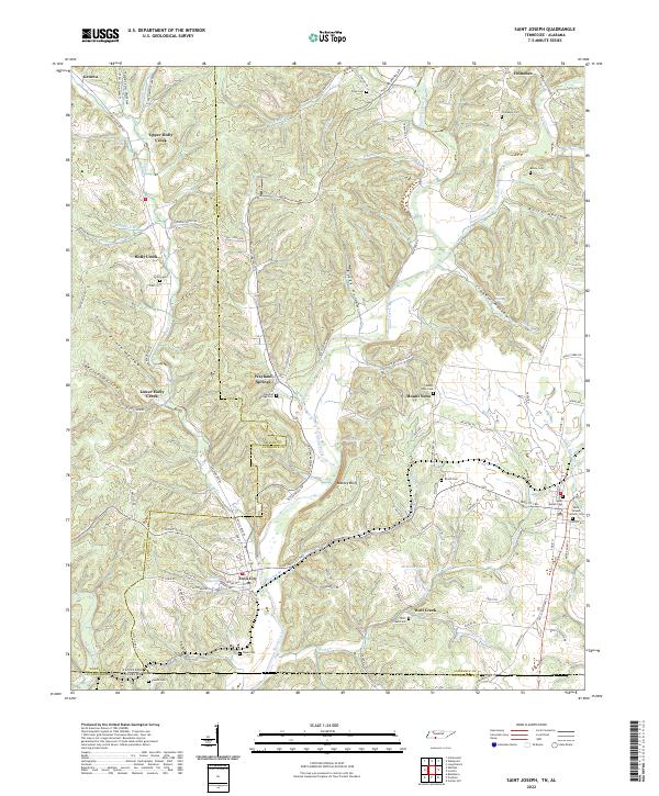 USGS Topographic Map – Saint Joseph