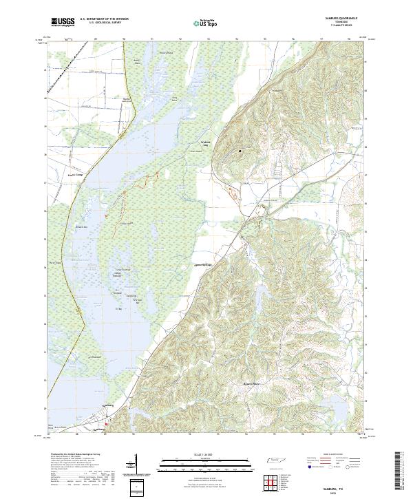 USGS Topographic Map – Samburg