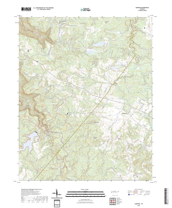 USGS Topographic Map – Sampson