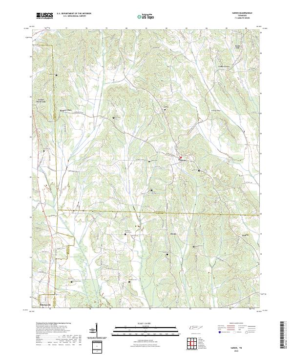 USGS Topographic Map – Sardis