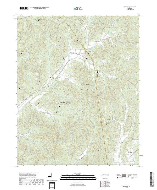 USGS Topographic Map – Silerton
