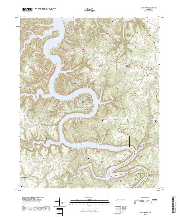 USGS Topographic Map – Sligo Bridge