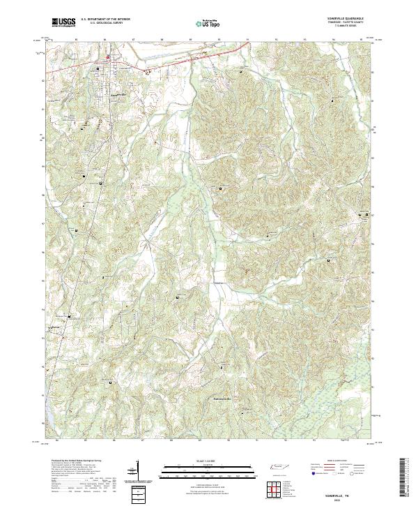 USGS Topographic Map – Somerville