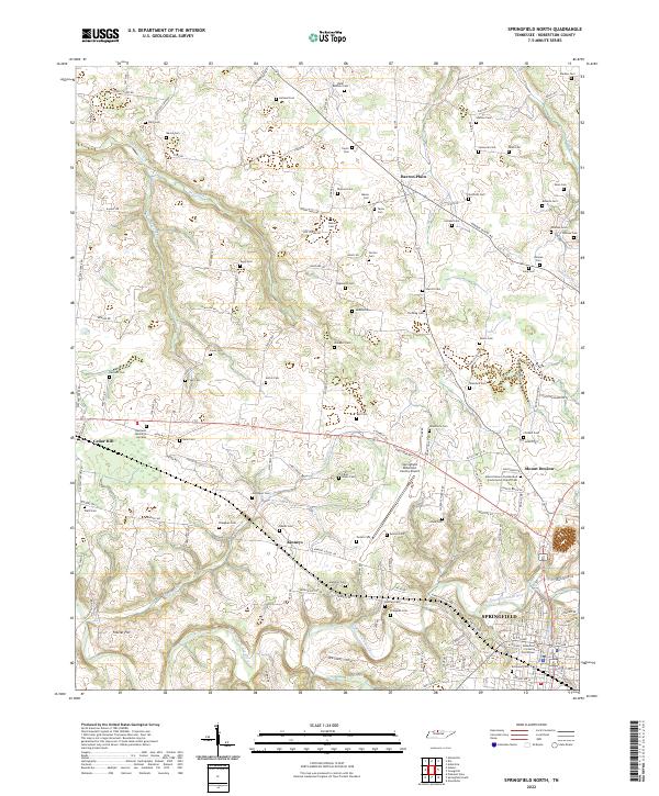 USGS Topographic Map – Springfield North