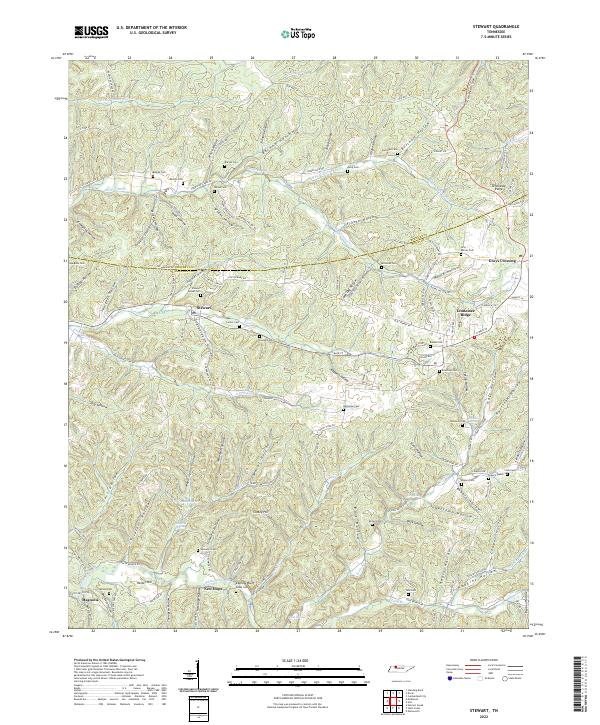 USGS Topographic Map – Stewart