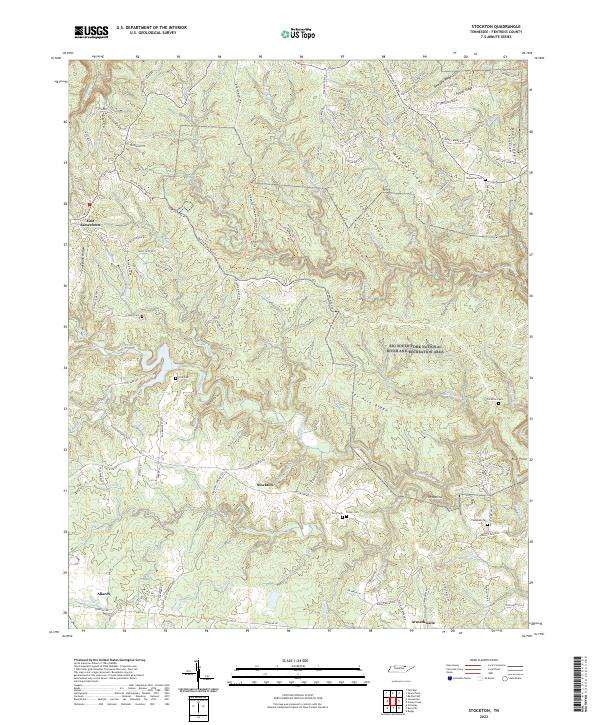 USGS Topographic Map – Stockton