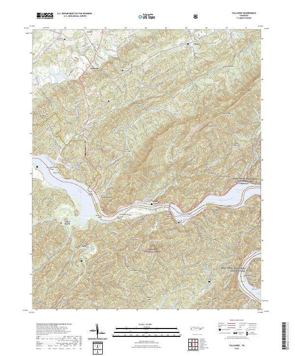 USGS Topographic Map – Tallassee