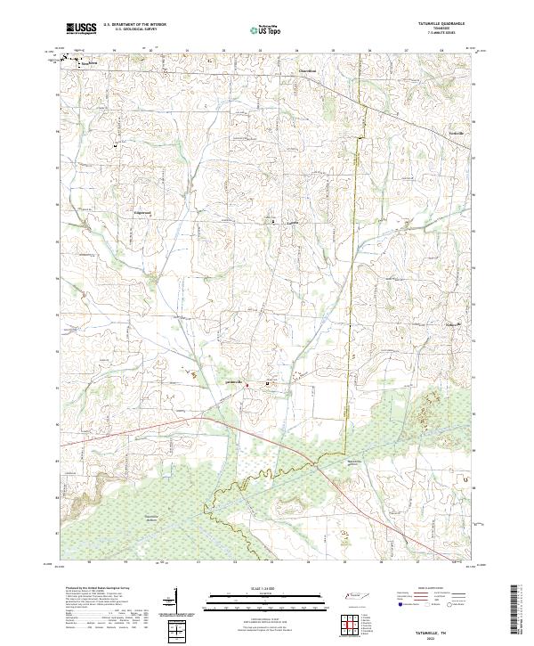 USGS Topographic Map – Tatumville