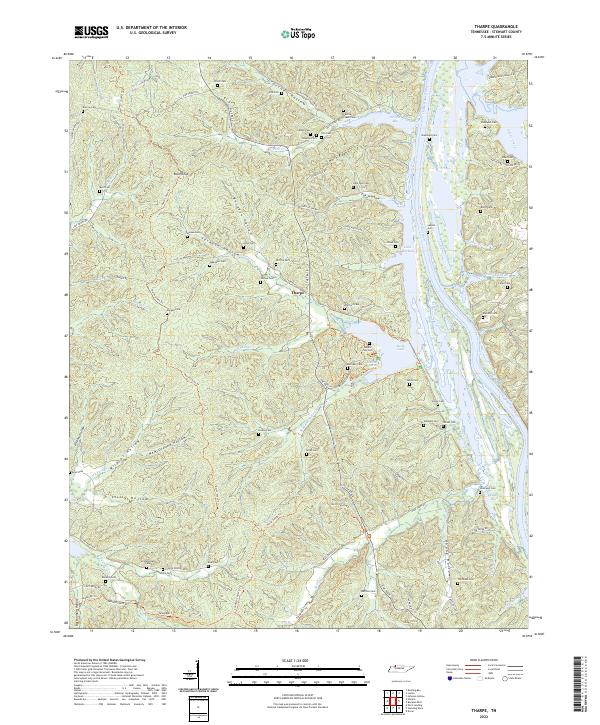 USGS Topographic Map – Tharpe