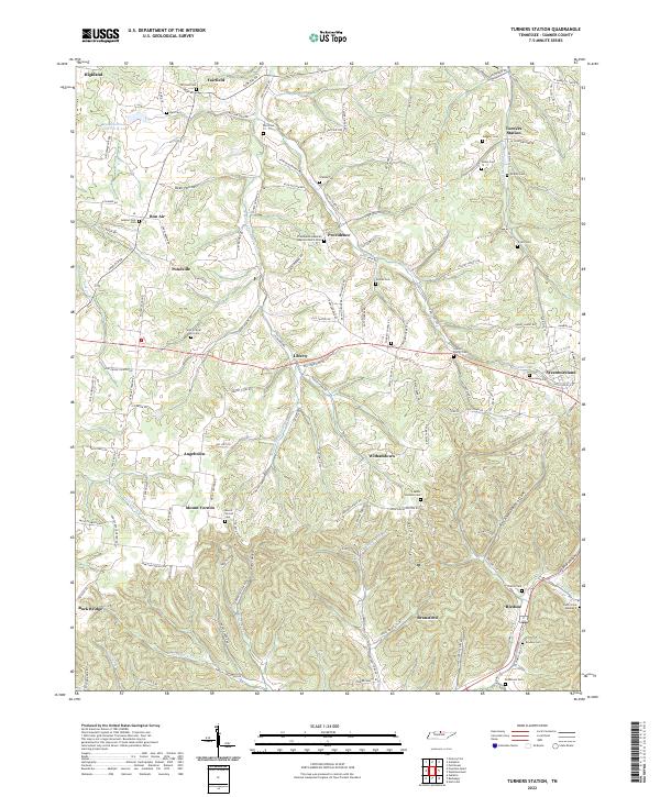 USGS Topographic Map – Turners Station