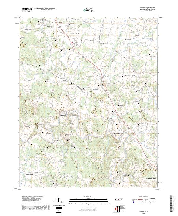 USGS Topographic Map – Unionville