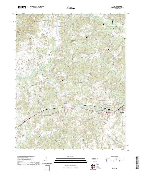 USGS Topographic Map – Vale