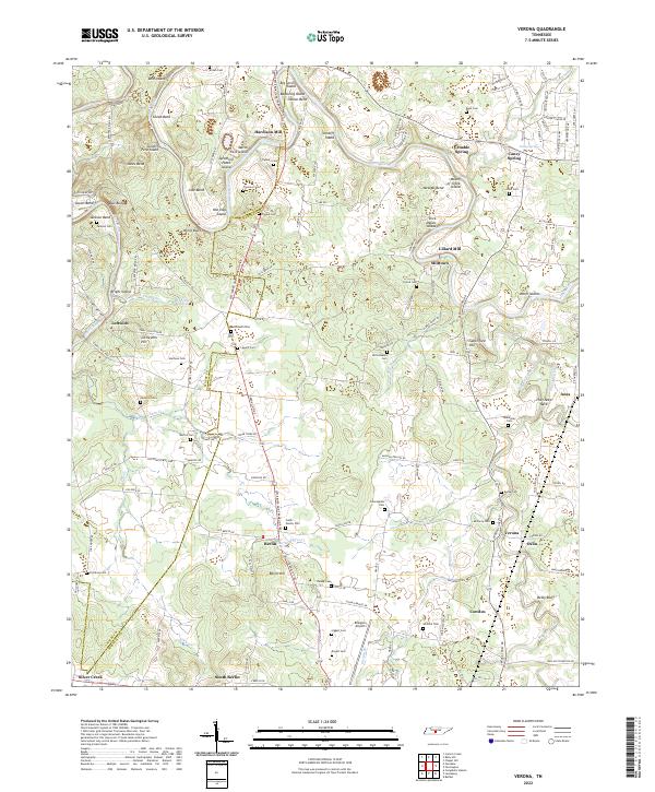 USGS Topographic Map – Verona