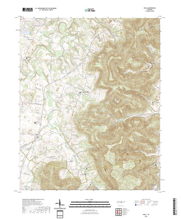 USGS Topographic Map – Viola