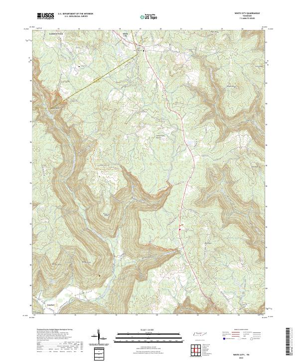 USGS Topographic Map – White City