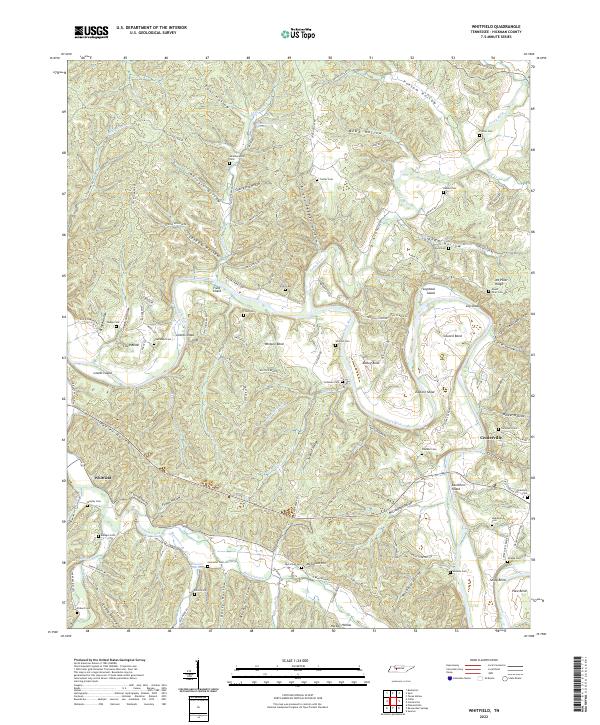 USGS Topographic Map – Whitfield