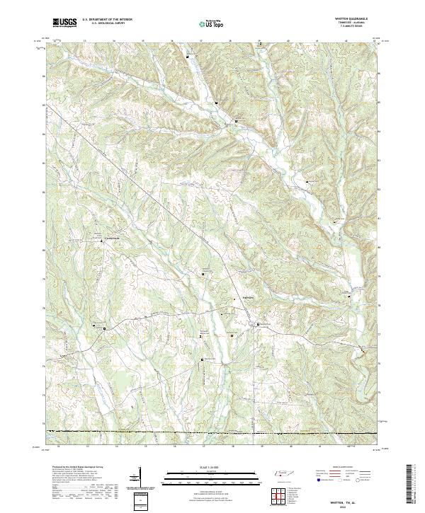 USGS Topographic Map – Whitten