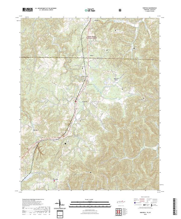 USGS Topographic Map – Winfield