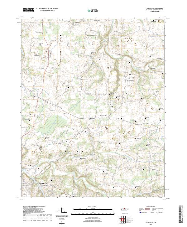 USGS Topographic Map – Youngville