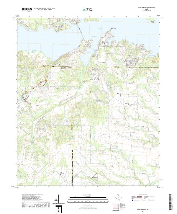 USGS Topographic Map – Ables Springs