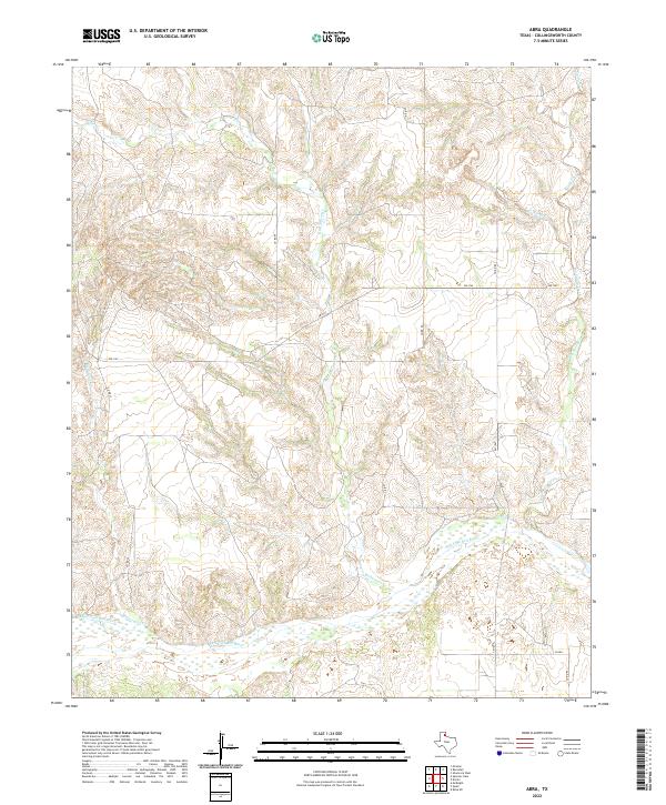 USGS Topographic Map – Abra