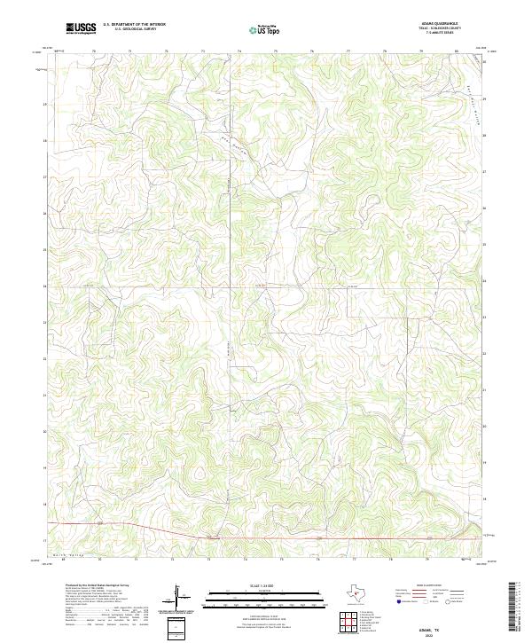 USGS Topographic Map – Adams