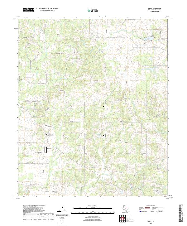 USGS Topographic Map – Adell