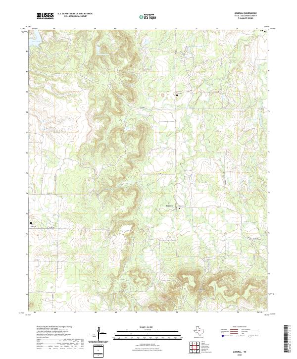 USGS Topographic Map – Admiral