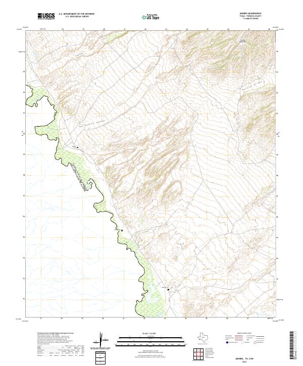 USGS Topographic Map – Adobes