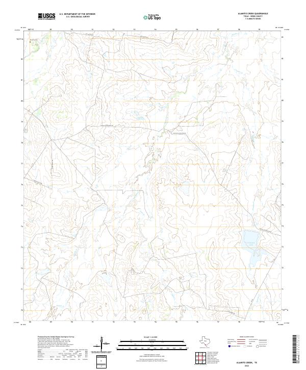 USGS Topographic Map – Alamito Creek