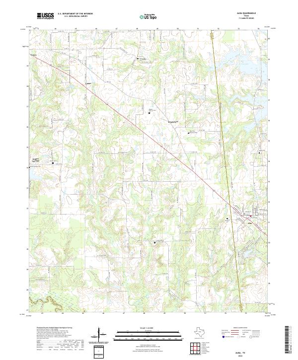 USGS Topographic Map – Alba