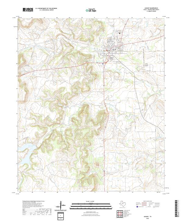 USGS Topographic Map – Albany