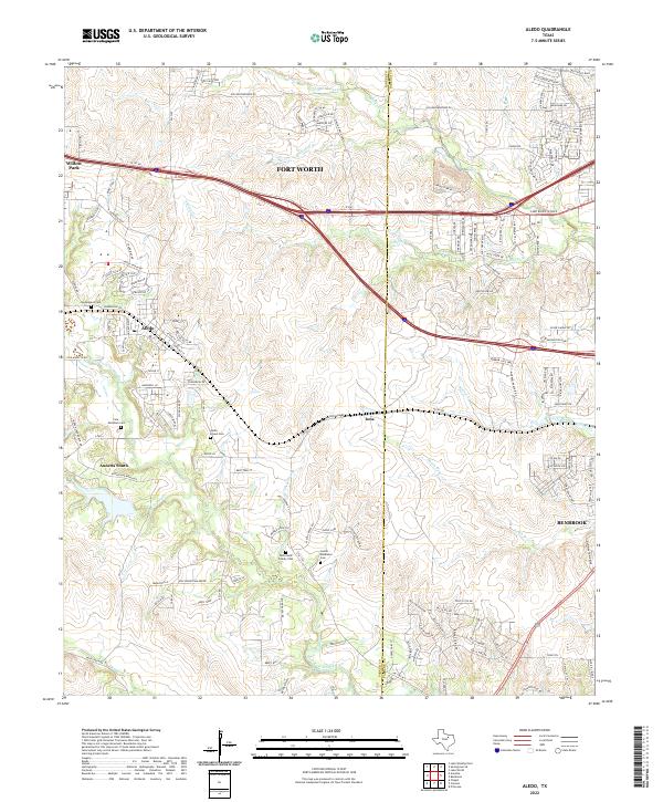 USGS Topographic Map – Aledo