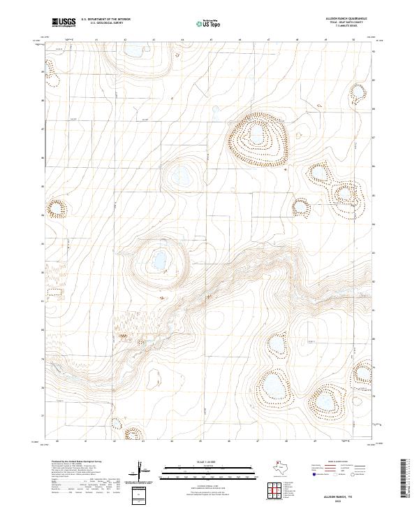 2022 Map of Allison Ranch, 2022 Print