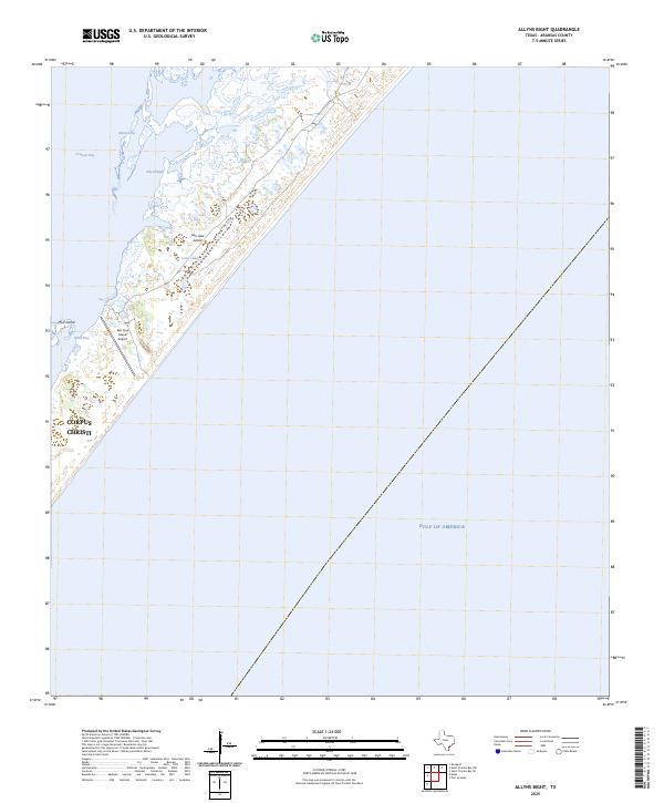USGS Topographic Map – Allyns Bight