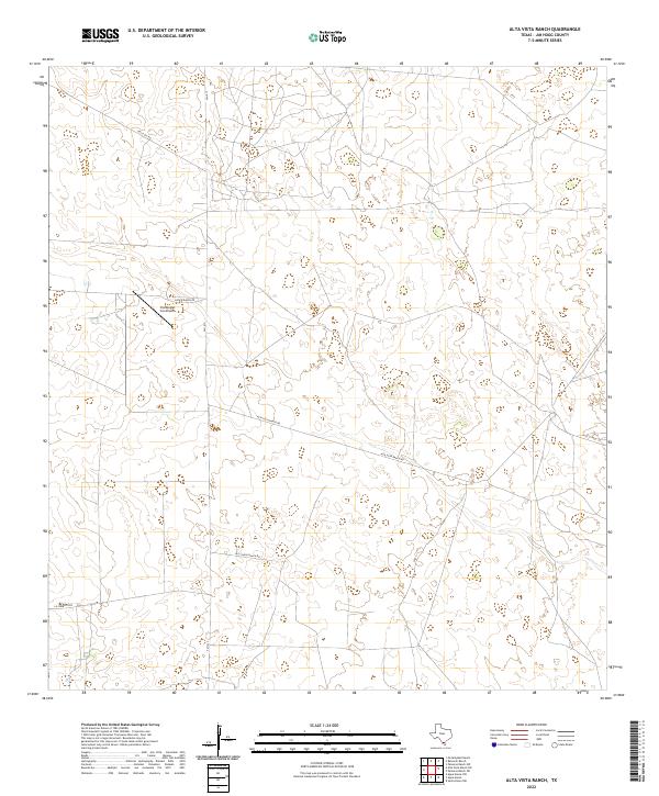 2022 Map of Alta Vista Ranch, 2022 Print
