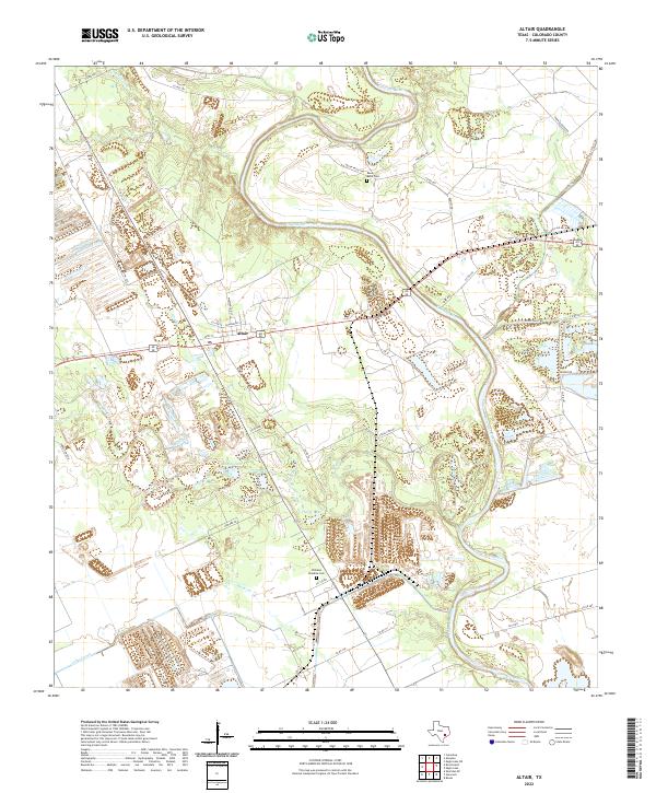USGS Topographic Map – Altair