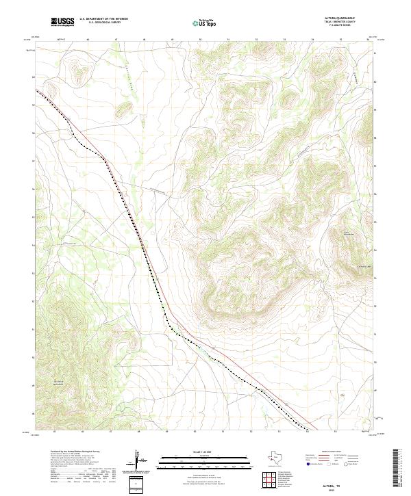 USGS Topographic Map – Altuda