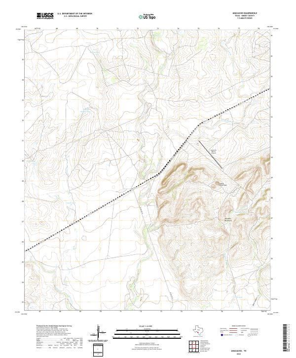 USGS Topographic Map – Anacacho