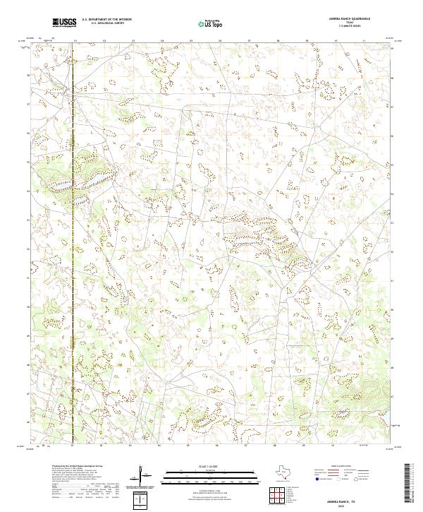 USGS Topographic Map – Andrea Ranch