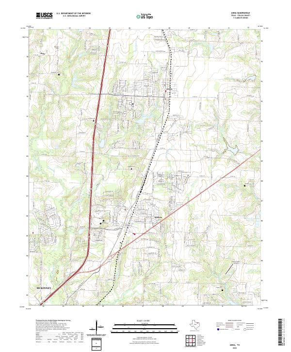 USGS Topographic Map – Anna