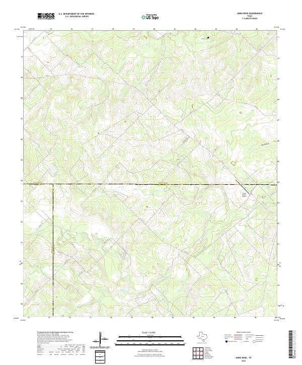 USGS Topographic Map – Anna Rose