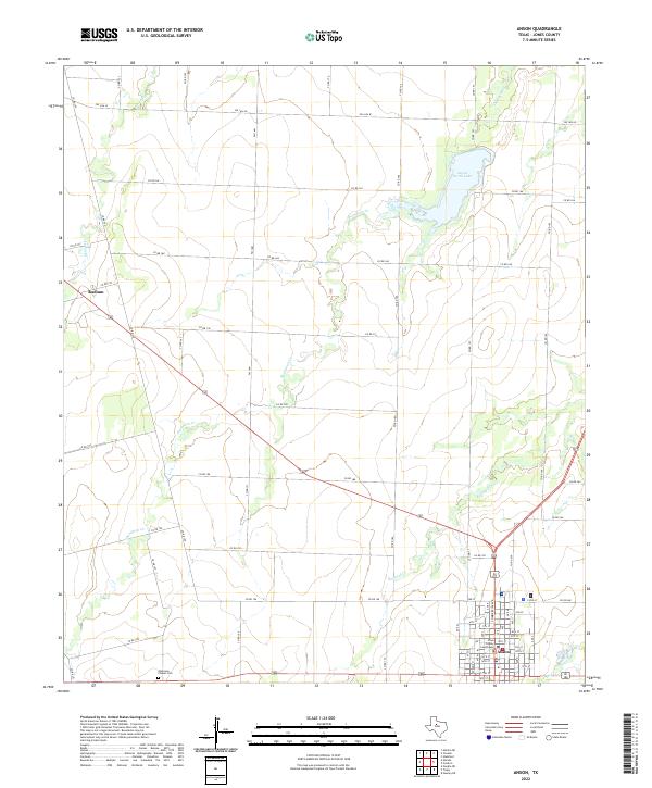 USGS Topographic Map – Anson