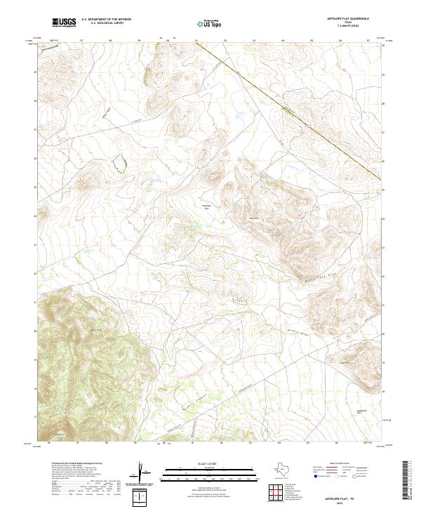 USGS Topographic Map – Antelope Flat