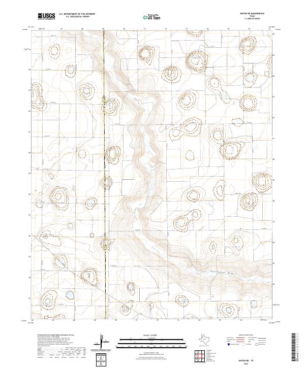 USGS Topographic Map – Anton NE