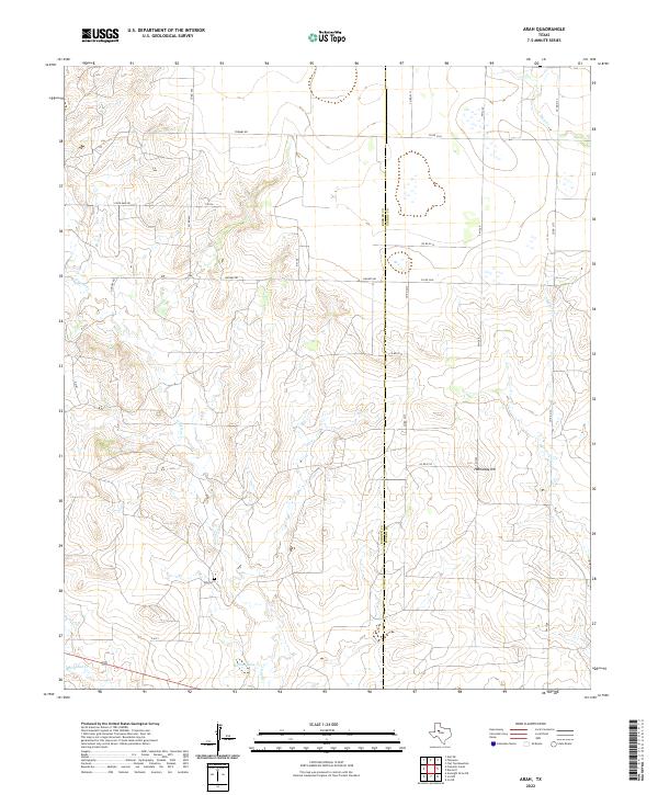 USGS Topographic Map – Arah