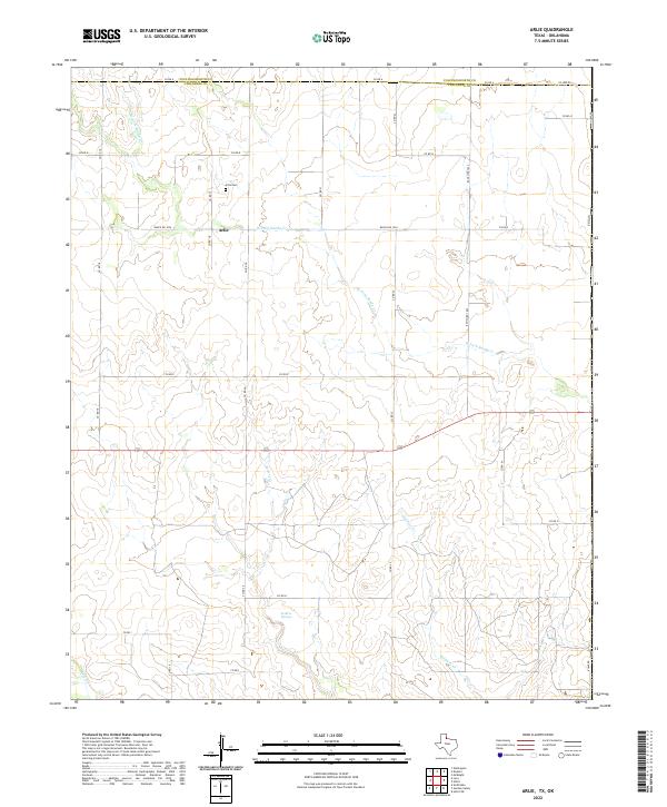 USGS Topographic Map – Arlie