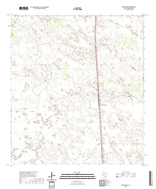 USGS Topographic Map – Armstrong