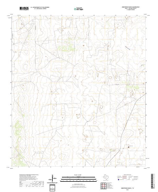 2022 Map of Armstrong Ranch, 2022 Print